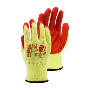 Orange latex gloves high quality hand protection