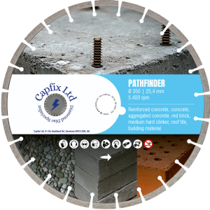 Concrete cutting blade, laser welded, diamond disc