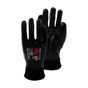Warrior full dip nitrile work gloves pair